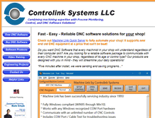 Tablet Screenshot of controlinksystems.com